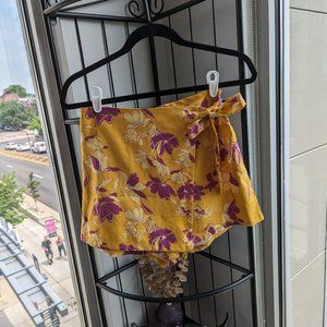 Floral skirt skort